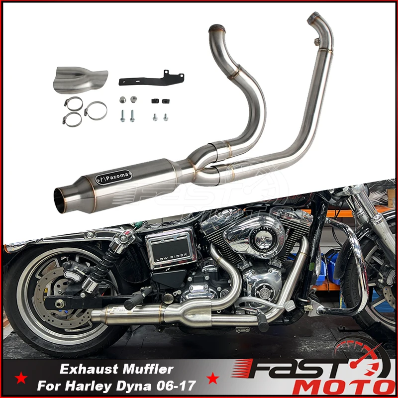 Motorcycle Exhaust Slip On Muffler Exhaust Pipe Tube For Harley Street Bob Limited FXDBC FXDBP FXDBB FXDB FXDBI Super Wide Glide
Motorcycle Exhaust Slip On Muffler Exhaust Pipe Tube For Harley Street Bob Limited FXDBC FXDBP FXDBB FXDB FXDBI Super Wide Glide