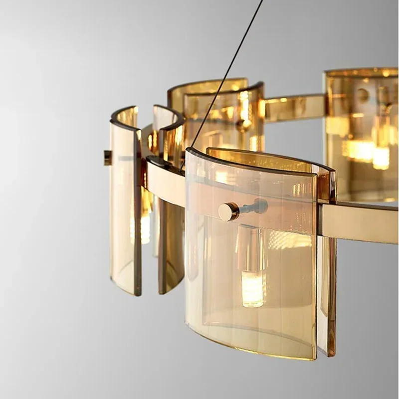 Kitchen Office Modern Glass LED Chandelier for Living Dining Room Bedroom Pendant Lights Home Decoration Hanging Light Fixture
Kitchen Office Modern Glass LED Chandelier for Living Dining Room Bedroom Pendant Lights Home Decoration Hanging Light Fixture