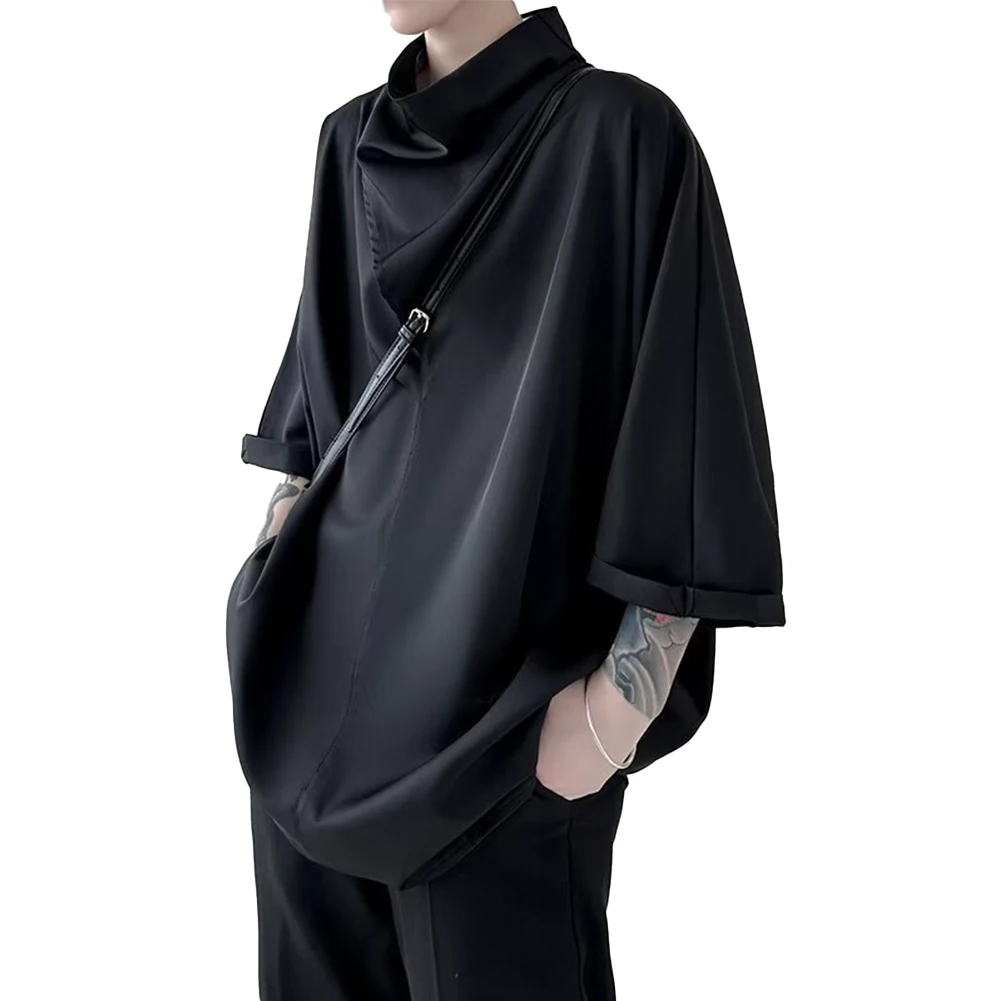 Повседневная уличная одежда 2XL, повседневная уличная одежда, модная водолазка с короткими рукавами, повседневная свободная рубашка с рукавами 3, 4, дизайн
Повседневная уличная одежда 2XL, повседневная уличная одежда, модная водолазка с короткими рукавами, повседневная свободная рубашка с рукавами 3, 4, дизайн