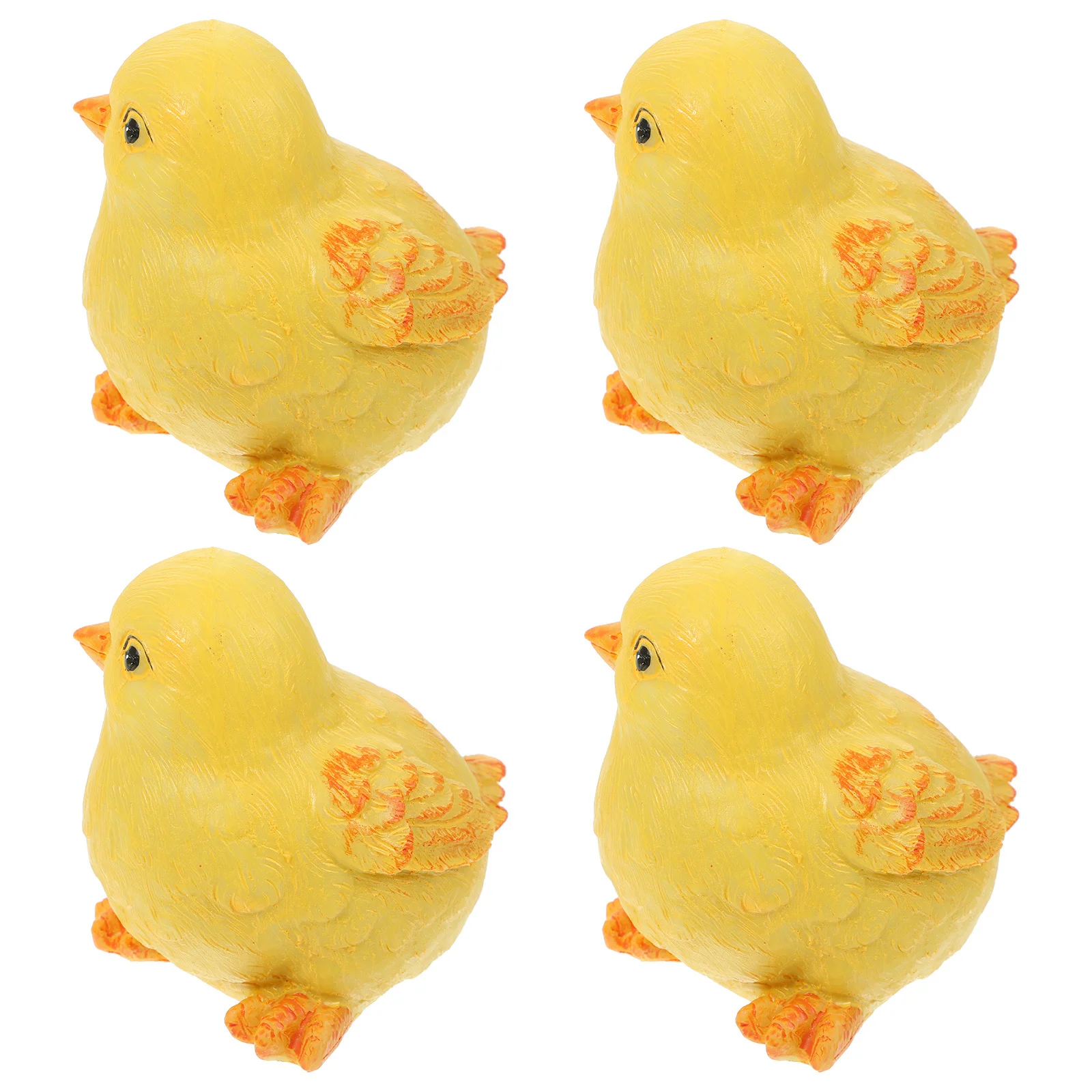 4Pcs Mini Resin Chick Sculptures Creative Cartoon Animal Garden Yard Lawn Micro Landscape Adornments Miniature Chick Figurines
4Pcs Mini Resin Chick Sculptures Creative Cartoon Animal Garden Yard Lawn Micro Landscape Adornments Miniature Chick Figurines