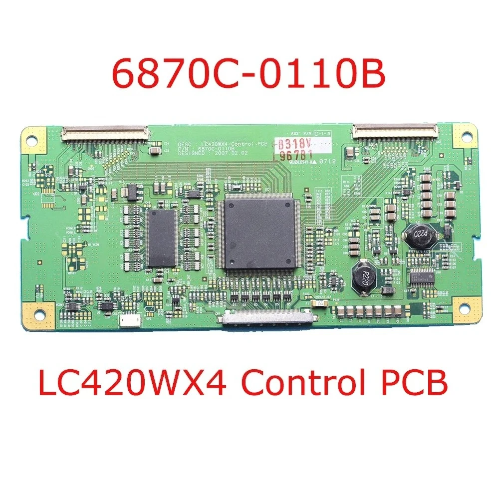 1PCS Original 6870C-0110B T-CON Board LC420WX4 Logic Board TV Equipment T-con Board
1PCS Original 6870C-0110B T-CON Board LC420WX4 Logic Board TV Equipment T-con Board