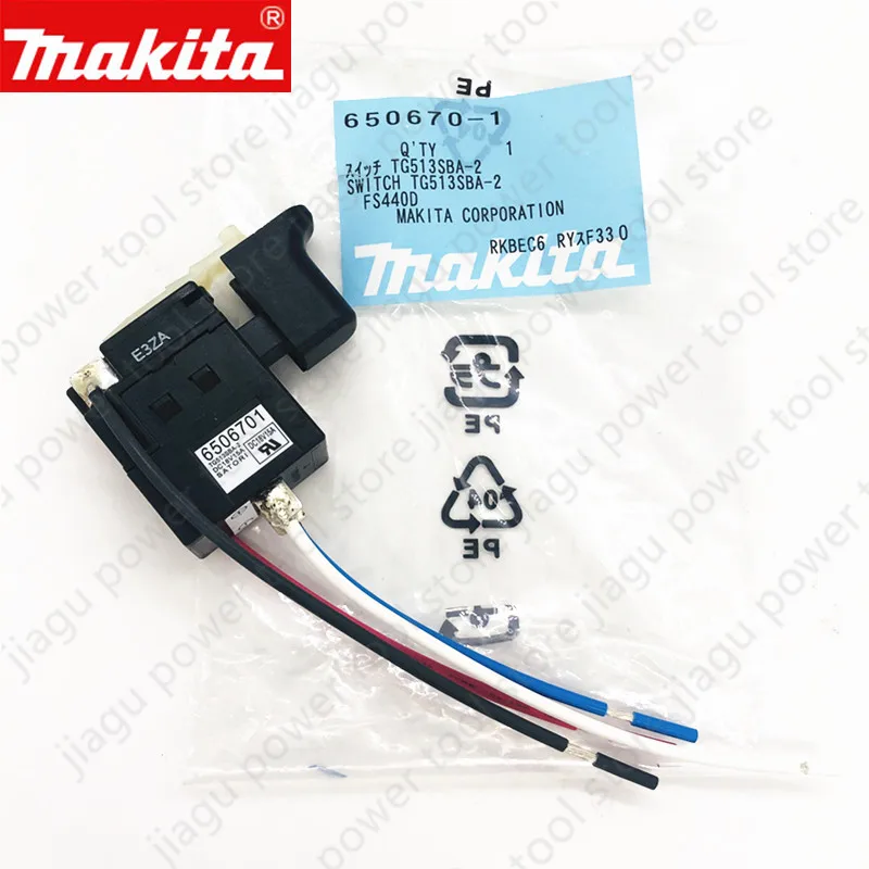 Switch 650670-1 6506701 For Makita DFR450ZX DFR750 FS440D DFR550Z DFR550RMJ DFR540Z DFR540 BFS450Z BFS450RFE DFR450/X
Switch 650670-1 6506701 For Makita DFR450ZX DFR750 FS440D DFR550Z DFR550RMJ DFR540Z DFR540 BFS450Z BFS450RFE DFR450/X