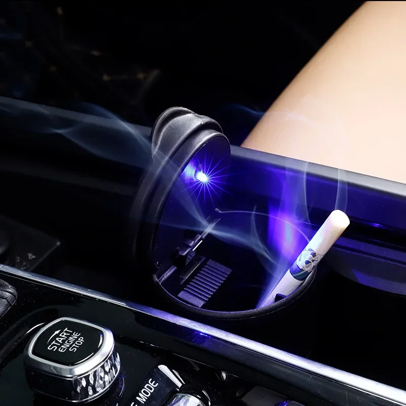 New Style Car Ashtray LED Automatic Blue Light Indicator Portable One Touch Open Flame Retardant Cigar Ash Tray Car Accessories
New Style Car Ashtray LED Automatic Blue Light Indicator Portable One Touch Open Flame Retardant Cigar Ash Tray Car Accessories