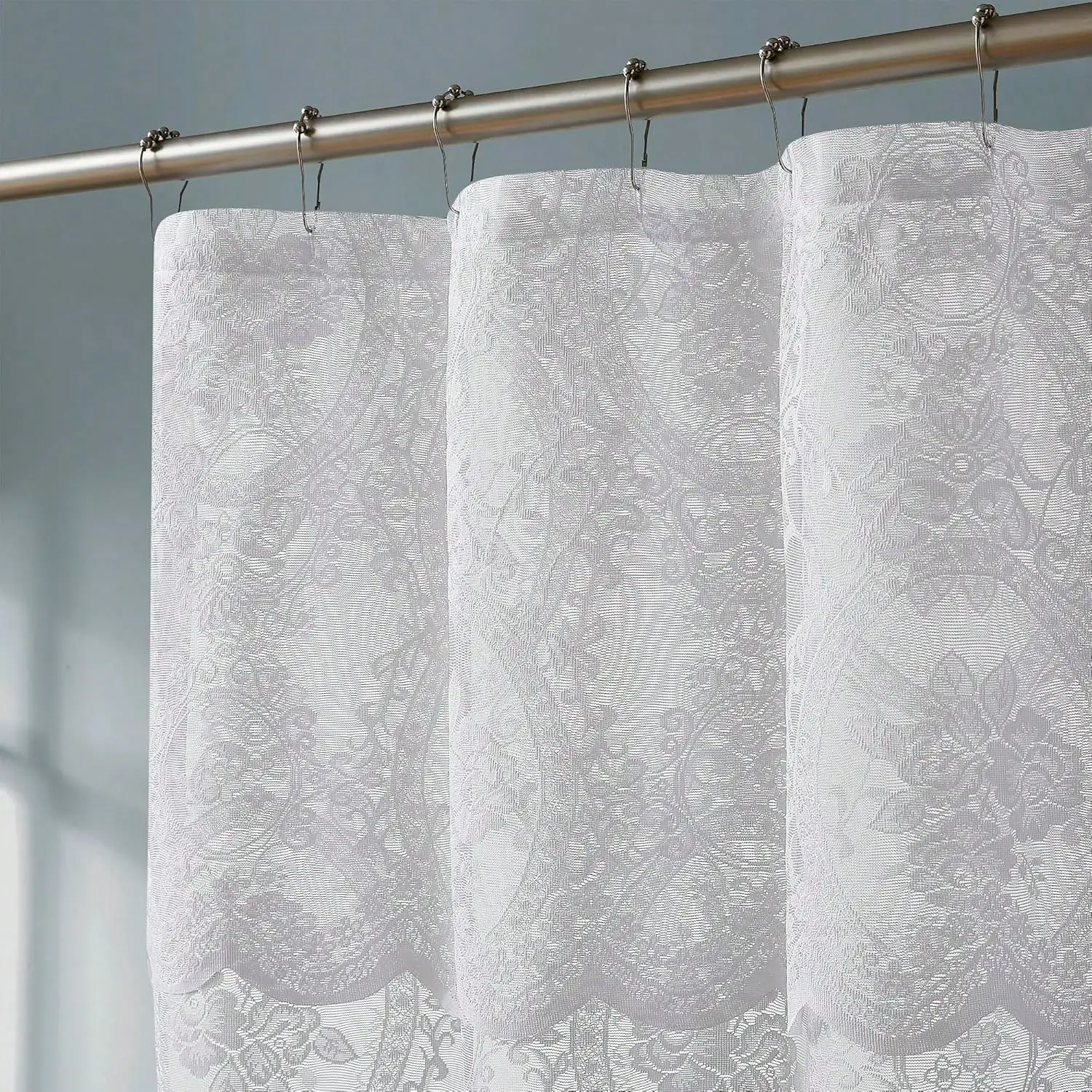 NOIR Gothic Vintage Shower Curtain With Valance For Goth Bathroom Decor
NOIR Gothic Vintage Shower Curtain With Valance For Goth Bathroom Decor