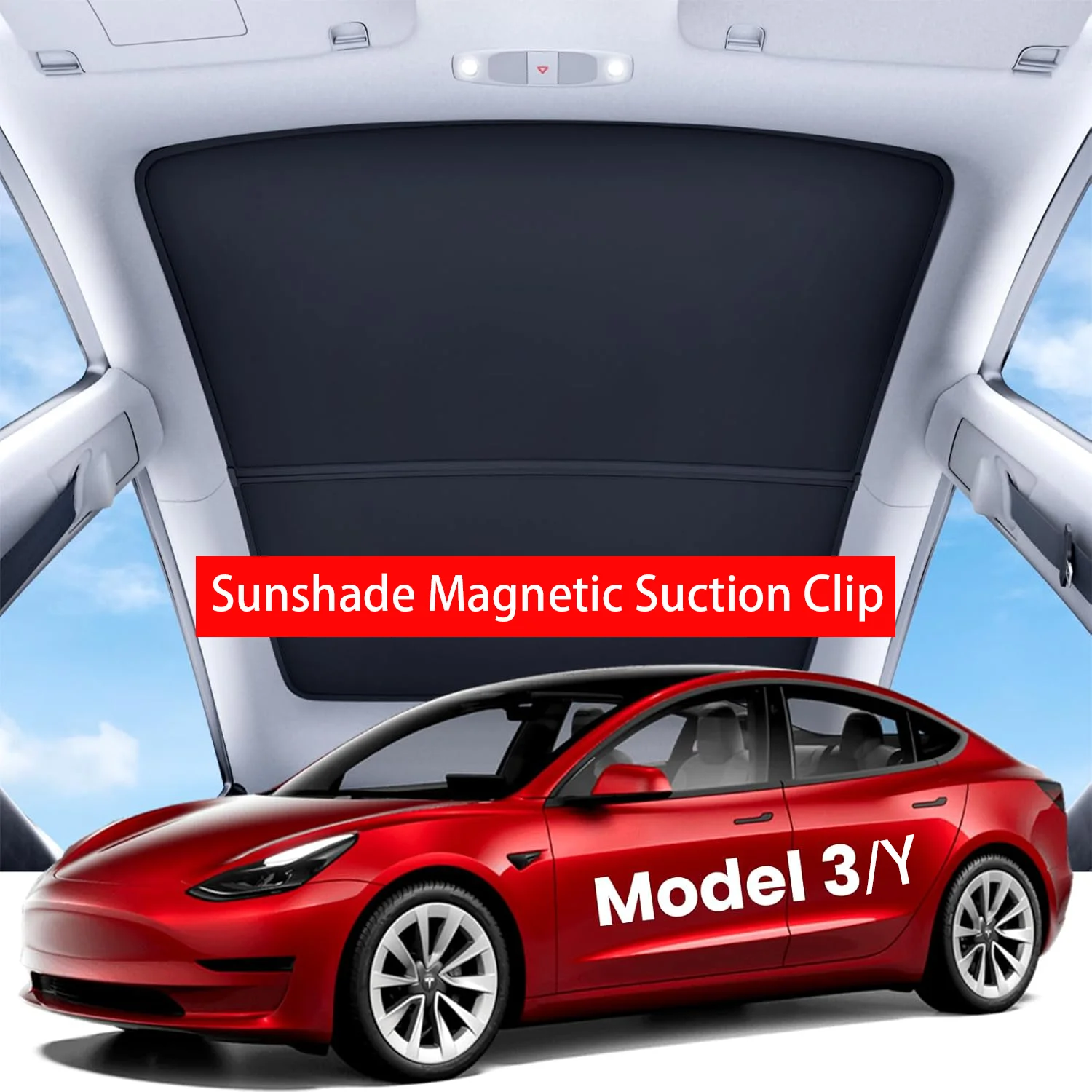 2026 For Tesla Model Y Juniper Model 3 Highland Sunshade Skylight Magnetic Buckle Heat Reflective Glass Roof Sun Shade
2026 For Tesla Model Y Juniper Model 3 Highland Sunshade Skylight Magnetic Buckle Heat Reflective Glass Roof Sun Shade