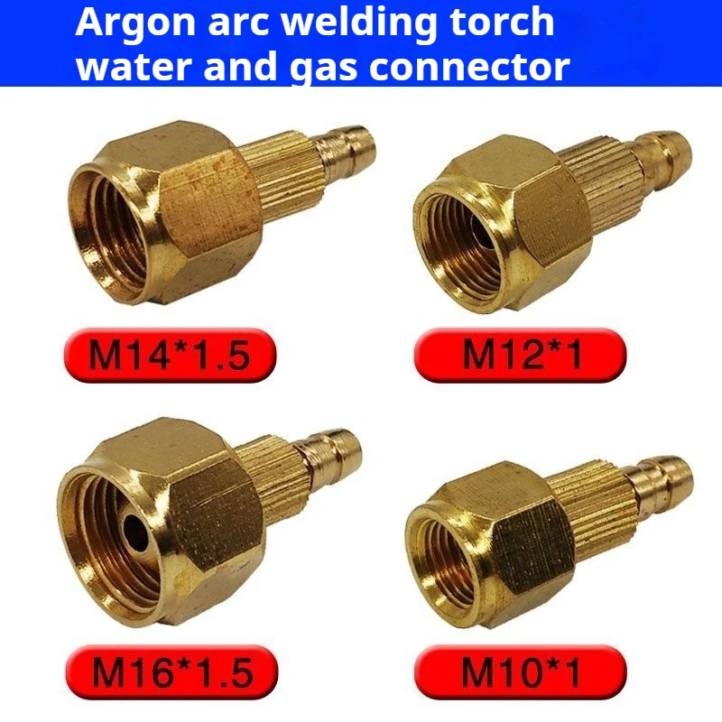 Water Cooled TIG Torch Copper Connector, M10 M12 M16 Water Gas Hose Nut Fittings, Welding Torch Adapter Parts
Water Cooled TIG Torch Copper Connector, M10 M12 M16 Water Gas Hose Nut Fittings, Welding Torch Adapter Parts