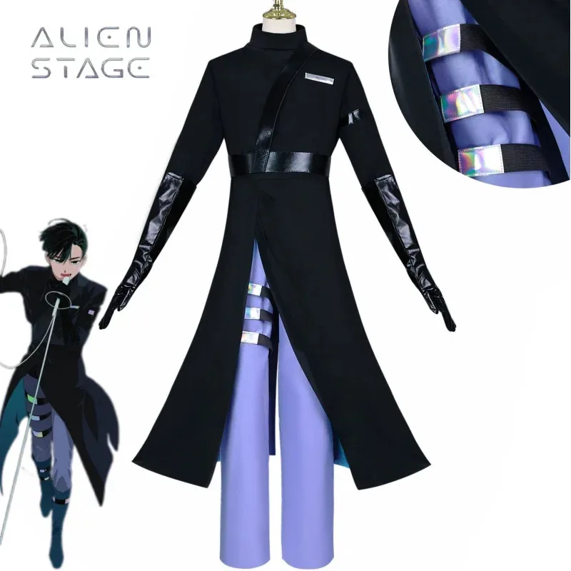 Anime Alien Stage Ivan Cosplay Costume stage idol Comic Con black costume set Ivan イヴァン alien stage cosplay uniform ivan full se 
Anime Alien Stage Ivan Cosplay Costume stage idol Comic Con black costume set Ivan イヴァン alien stage cosplay uniform ivan full se