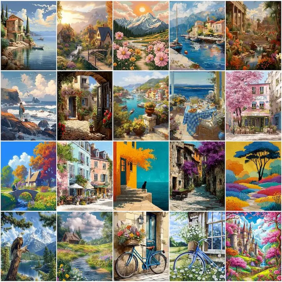 GATYZTORY Painting By Numbers Markers By Numbers Art Supplies For Drawing on canvas Paint Kit Landscape Watercolor Home Decor
GATYZTORY Painting By Numbers Markers By Numbers Art Supplies For Drawing on canvas Paint Kit Landscape Watercolor Home Decor