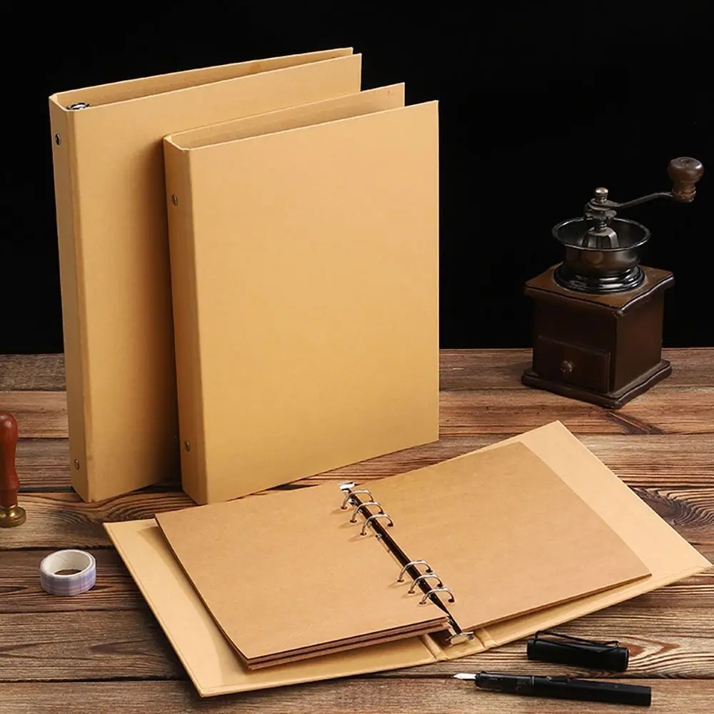 New Kraft Paper Kraft Paper Binder Cover A5 B5 A4 Vintage File Folders Binder File Clip
New Kraft Paper Kraft Paper Binder Cover A5 B5 A4 Vintage File Folders Binder File Clip