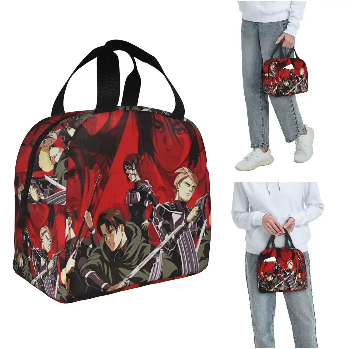 Attack On Titan Anime Insulated Lunch Bag for Women Office Cooler Thermal Food Box Tote Portable Lunch Boxes Container
Attack On Titan Anime Insulated Lunch Bag for Women Office Cooler Thermal Food Box Tote Portable Lunch Boxes Container