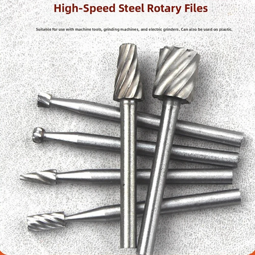 20-Piece HSS Rotary File Set for Wood Carving Plastic Shaping and Soft Metal Grinding with 3.14mm Shank Compatibility
20-Piece HSS Rotary File Set for Wood Carving Plastic Shaping and Soft Metal Grinding with 3.14mm Shank Compatibility
