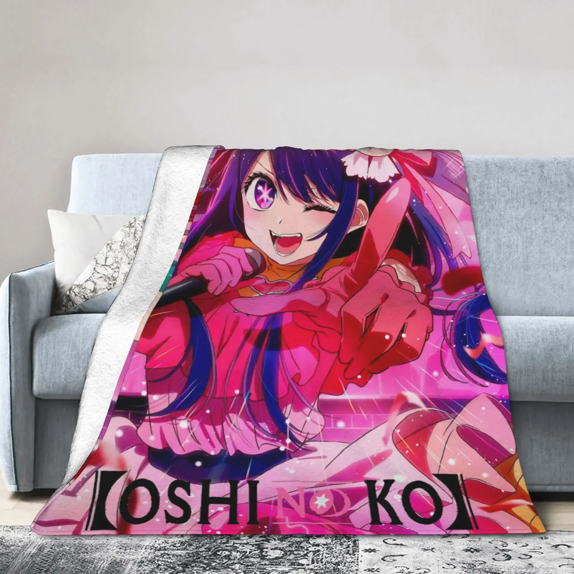 Oshi No Ko Anime Blanket Soft Quality Throw Blanket for Winter Warmth Perfect for Bed Sofa Outdoor Use Gift for Fans
Oshi No Ko Anime Blanket Soft Quality Throw Blanket for Winter Warmth Perfect for Bed Sofa Outdoor Use Gift for Fans
