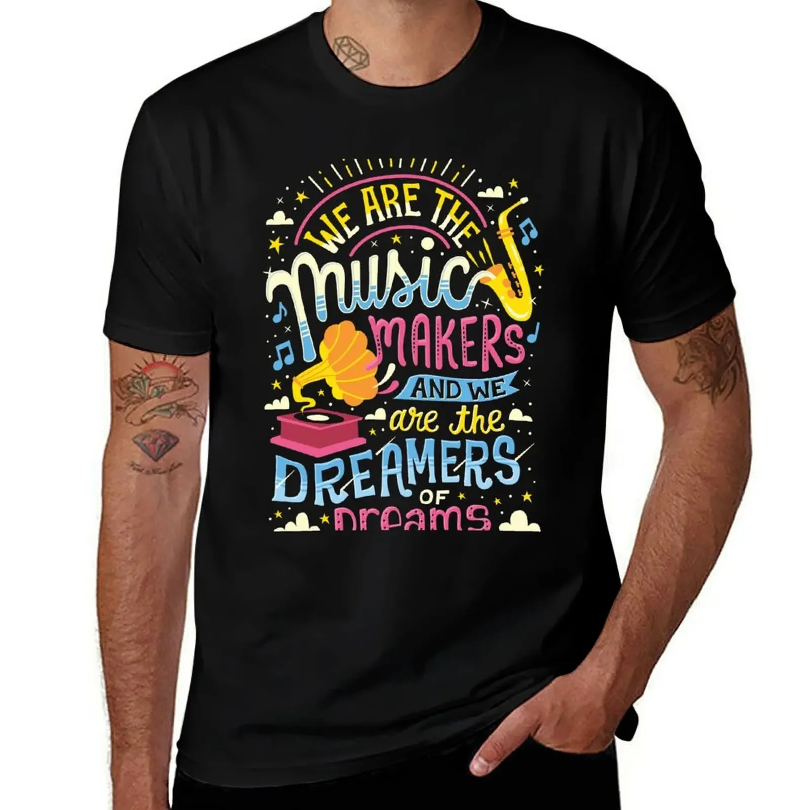 Music Makers and Dreamers T-Shirt man clothes plain funny costumes mens graphic t-shirts anime
Music Makers and Dreamers T-Shirt man clothes plain funny costumes mens graphic t-shirts anime