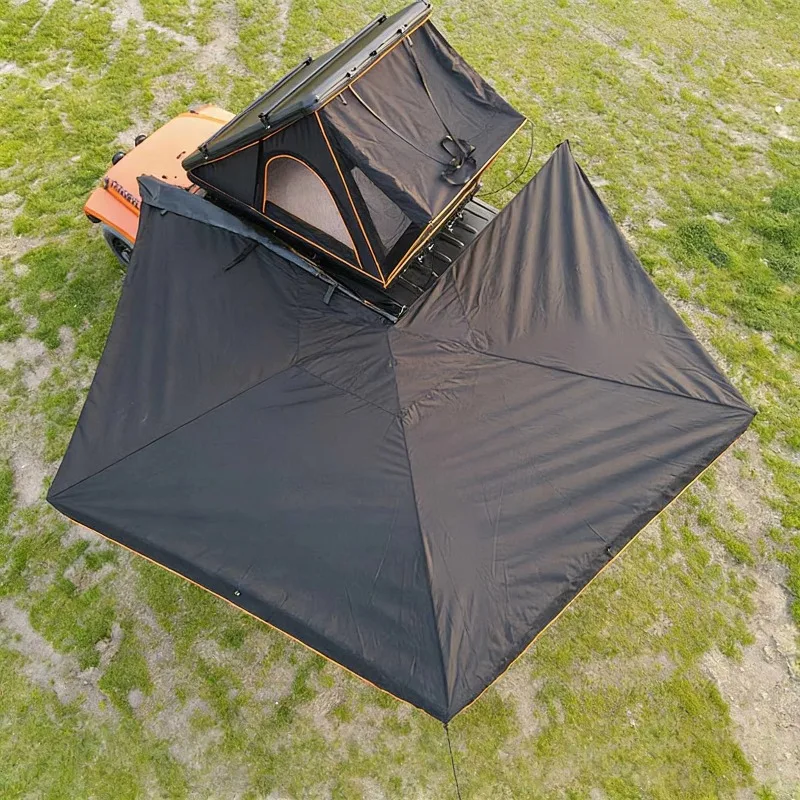 Customized 270 Degree Retractable Camping Car Roof Awning Side Tent Free Standing Canvas Waterproof Four-Season Hard Shell
Customized 270 Degree Retractable Camping Car Roof Awning Side Tent Free Standing Canvas Waterproof Four-Season Hard Shell