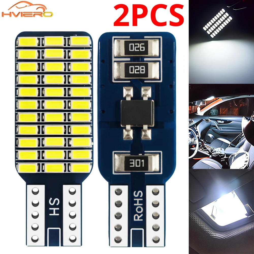 2X Car Auto Canbus Dome Reading Light Turn Signal License Plate Trunk Bulb White Interior Lamps 12V Waterproof W5w T10 3014 168
2X Car Auto Canbus Dome Reading Light Turn Signal License Plate Trunk Bulb White Interior Lamps 12V Waterproof W5w T10 3014 168