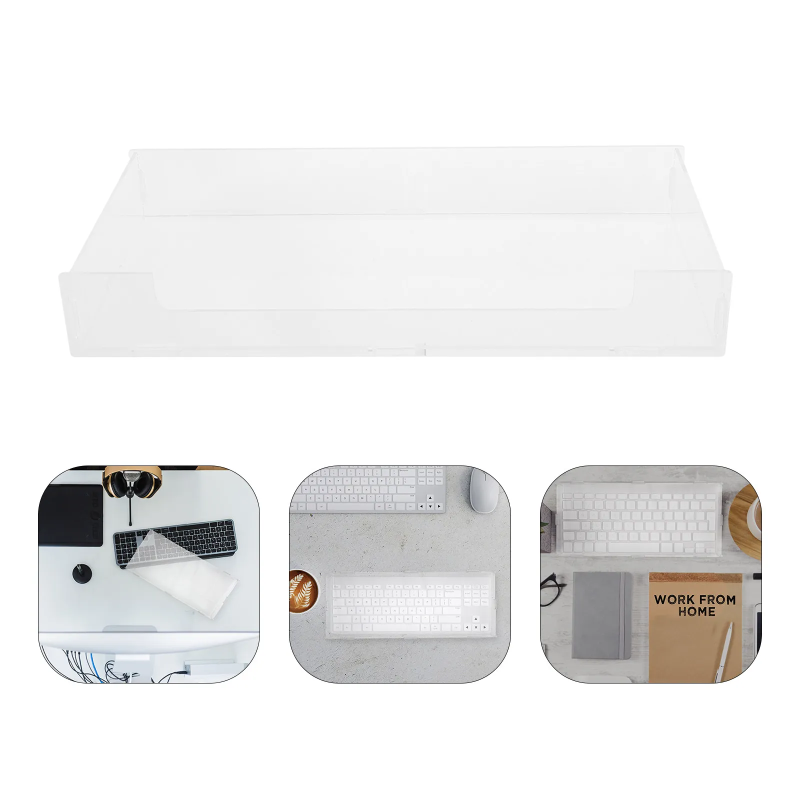 Hard Shell Clear Acrylic Keyboard Dust Cover Full Size 14.7x6.9x2 Inches Scratch Resistant Transparent Protector Mechanical
Hard Shell Clear Acrylic Keyboard Dust Cover Full Size 14.7x6.9x2 Inches Scratch Resistant Transparent Protector Mechanical