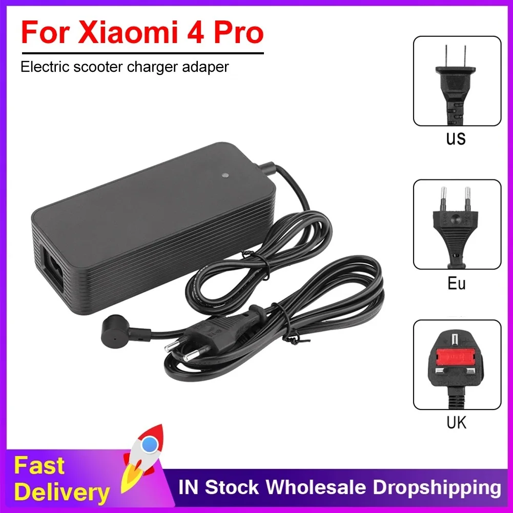 41V 2A Power Adapter for Xiaomi 4 Pro Electric Scooter Charger Adapter with LED Indicator Replacement Parts Scooter Accessories
41V 2A Power Adapter for Xiaomi 4 Pro Electric Scooter Charger Adapter with LED Indicator Replacement Parts Scooter Accessories