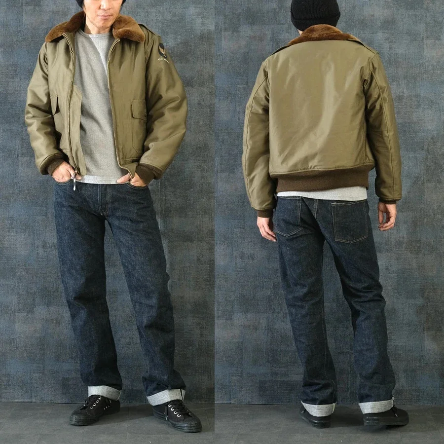 BUZZ RICKSON U.S.B-10 Real Fleece Collar 1947 American Air Jacket
BUZZ RICKSON U.S.B-10 Real Fleece Collar 1947 American Air Jacket