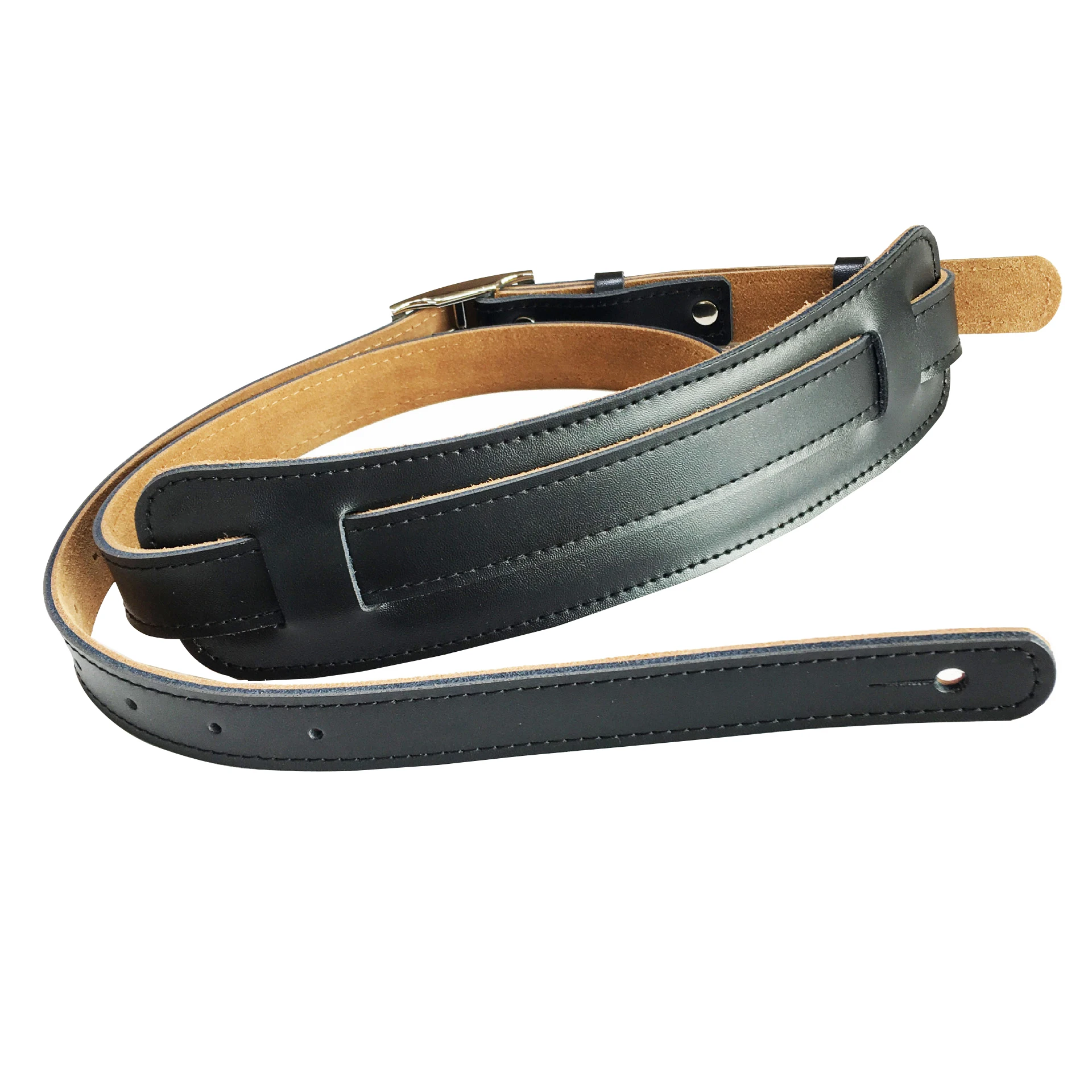 Leather Electric Guitar Strap Adjustable Belt Shoulder Pad Vintage Durable Guitar Straps With Metal Buckle Black/White/Brown
Leather Electric Guitar Strap Adjustable Belt Shoulder Pad Vintage Durable Guitar Straps With Metal Buckle Black/White/Brown