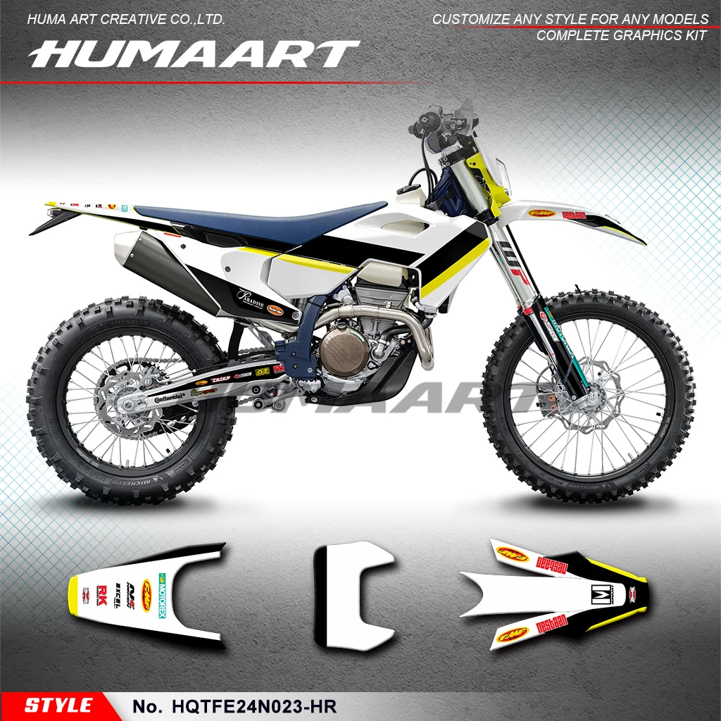 HUMAART Racing Sticker Wrapping for HUSQVARNA TE 150 250 300 300pro / FE 350S 350W 450 501S 501W 2024-2025 Graphics Vinyl Decal
HUMAART Racing Sticker Wrapping for HUSQVARNA TE 150 250 300 300pro / FE 350S 350W 450 501S 501W 2024-2025 Graphics Vinyl Decal