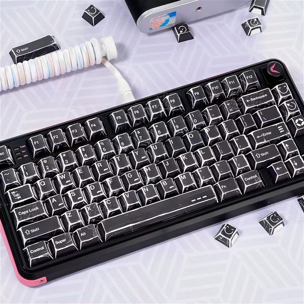 Manga Style Sakura PBT 129-key Personality Keyboard Keycap Set for 66/68/86/96/98/104 Mechanical Keyboard
Manga Style Sakura PBT 129-key Personality Keyboard Keycap Set for 66/68/86/96/98/104 Mechanical Keyboard