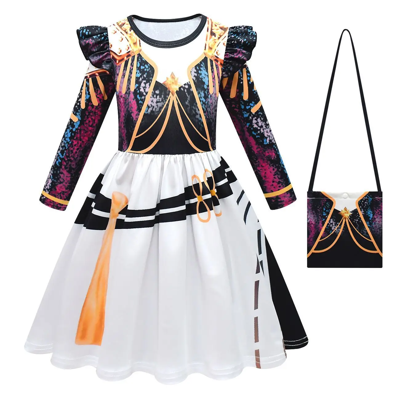 KPOP Demon Hunters Cosplay Dress Girls Idol Rumi Mira Anime Cosplay Carnival Party Flying Sleeves Dress Clothes
KPOP Demon Hunters Cosplay Dress Girls Idol Rumi Mira Anime Cosplay Carnival Party Flying Sleeves Dress Clothes