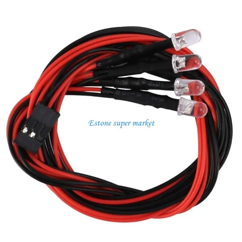 090B 5 Pcs Remote Control Model Car 5mm LED Light Beads 2 White 2 Redness Bright for Remote Control Car
090B 5 Pcs Remote Control Model Car 5mm LED Light Beads 2 White 2 Redness Bright for Remote Control Car