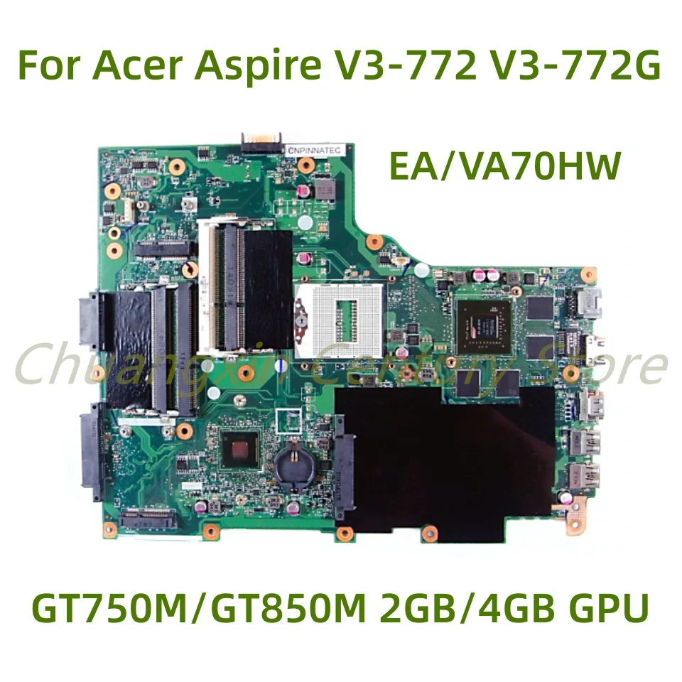 Suitable for Acer Aspire V3-772 V3-772G laptop motherboard EA/VA70HW with GT750M/GT850M 2GB/4GB GPU 100% Tested Fully Work
Suitable for Acer Aspire V3-772 V3-772G laptop motherboard EA/VA70HW with GT750M/GT850M 2GB/4GB GPU 100% Tested Fully Work