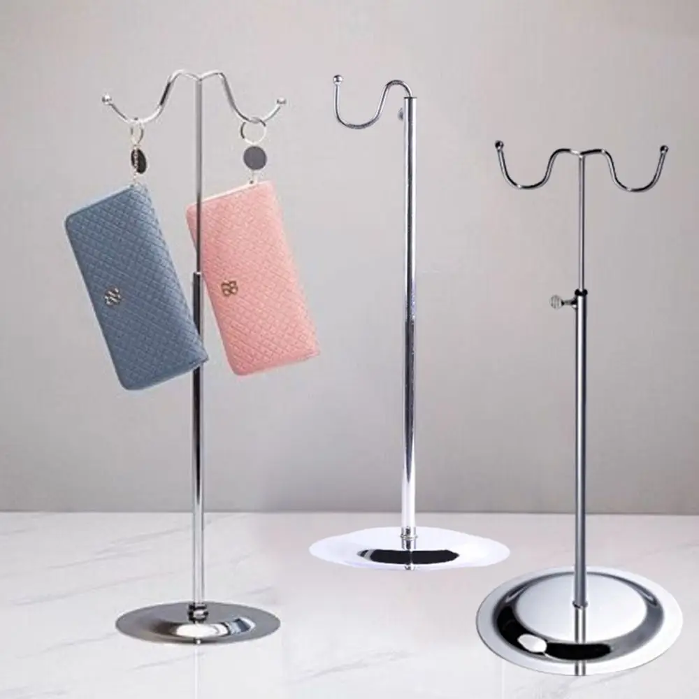 Stainless Steel Bag Clothing Show Shelf Silver Adjustable Wallet Holder Stand Polished Metal Display Risers
Stainless Steel Bag Clothing Show Shelf Silver Adjustable Wallet Holder Stand Polished Metal Display Risers