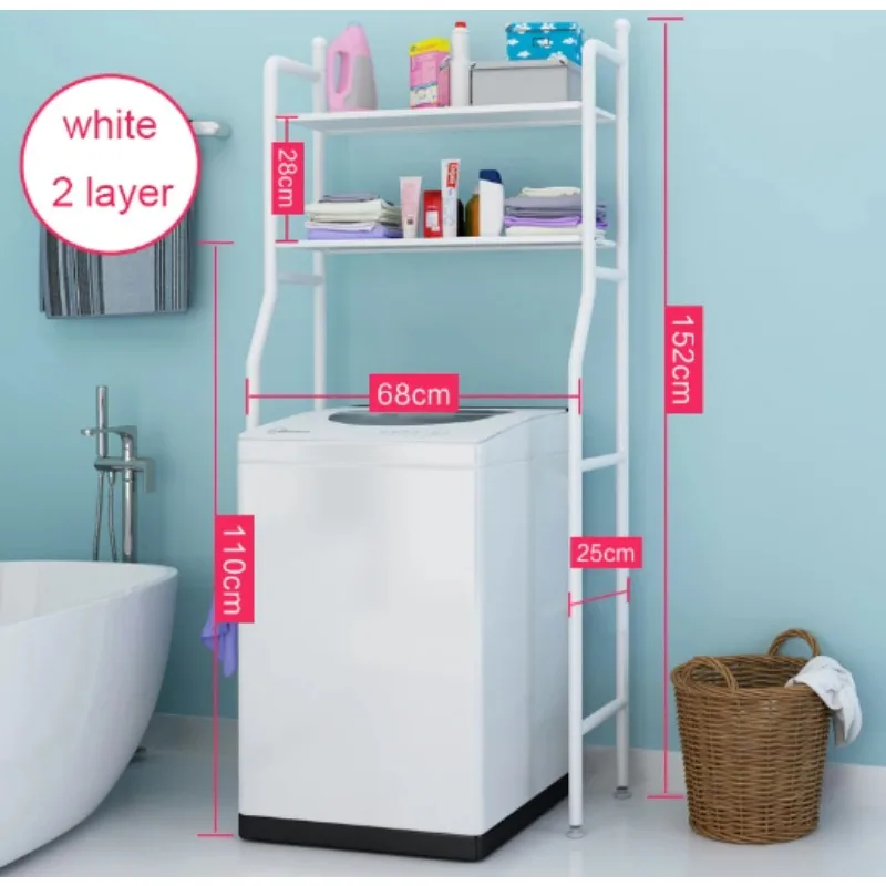 Thicken Steel Rack Toilet Cabinet Shelving Kitchen Washing Machine Rack Bathroom Space-saving Shelf Clean No Punching Required
Thicken Steel Rack Toilet Cabinet Shelving Kitchen Washing Machine Rack Bathroom Space-saving Shelf Clean No Punching Required