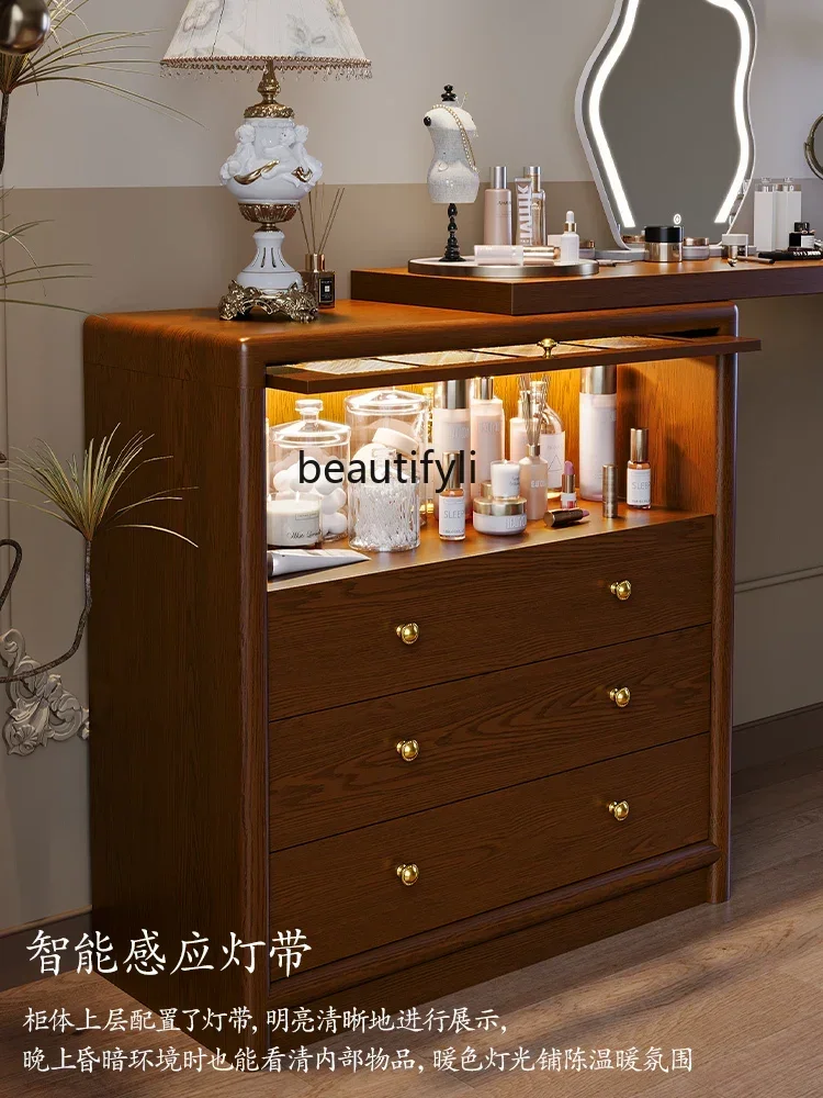 French Retro Dressing Table Chest of Drawers Integrated Bedroom Tailstock Dressing Table Solid Wood Makeup Table
French Retro Dressing Table Chest of Drawers Integrated Bedroom Tailstock Dressing Table Solid Wood Makeup Table