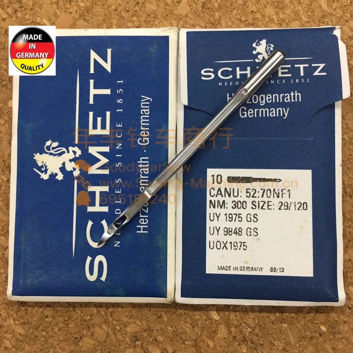 10 шт. 1 сумка, сделано в Германии, бренд Schmetz Uy1975gs Uy9848gs Uox1975, иглы для швейной машины 80700
10 шт. 1 сумка, сделано в Германии, бренд Schmetz Uy1975gs Uy9848gs Uox1975, иглы для швейной машины 80700