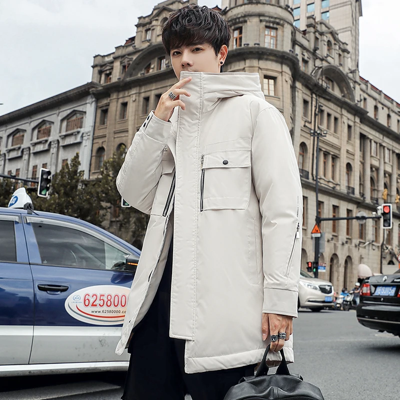 Men's Mid to Long Parkas Thick and Warm Down Jacket Men's Fashionable and Trendy Workwear Winter Men's White Duck Down Top Coats
Men's Mid to Long Parkas Thick and Warm Down Jacket Men's Fashionable and Trendy Workwear Winter Men's White Duck Down Top Coats