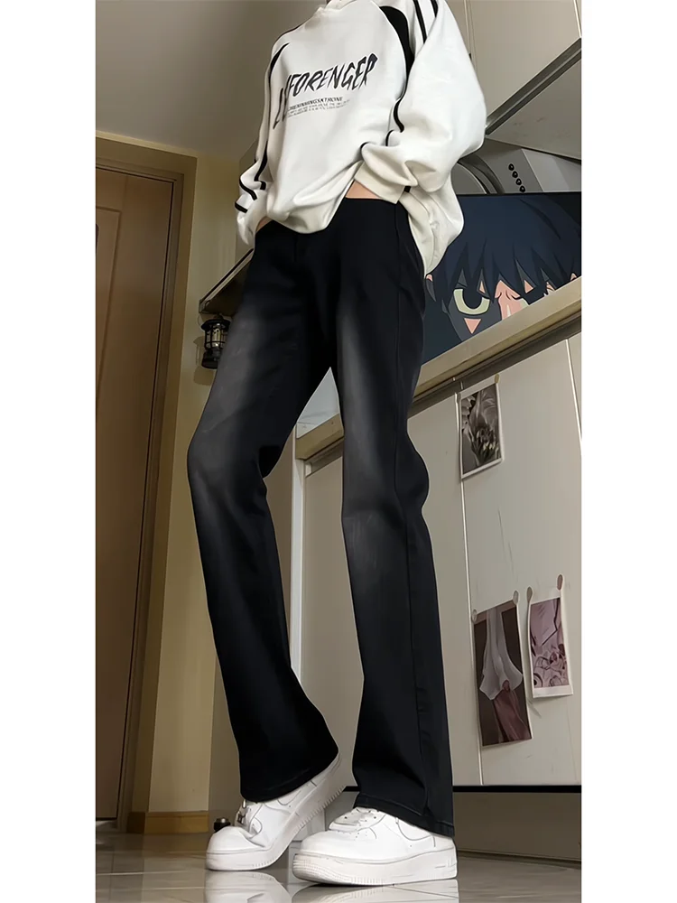 Мужские джинсы Bla adient Slim Fit: прямые брюки в уличном стиле, с легким расклешением, для молодежного образа
Мужские джинсы Bla adient Slim Fit: прямые брюки в уличном стиле, с легким расклешением, для молодежного образа