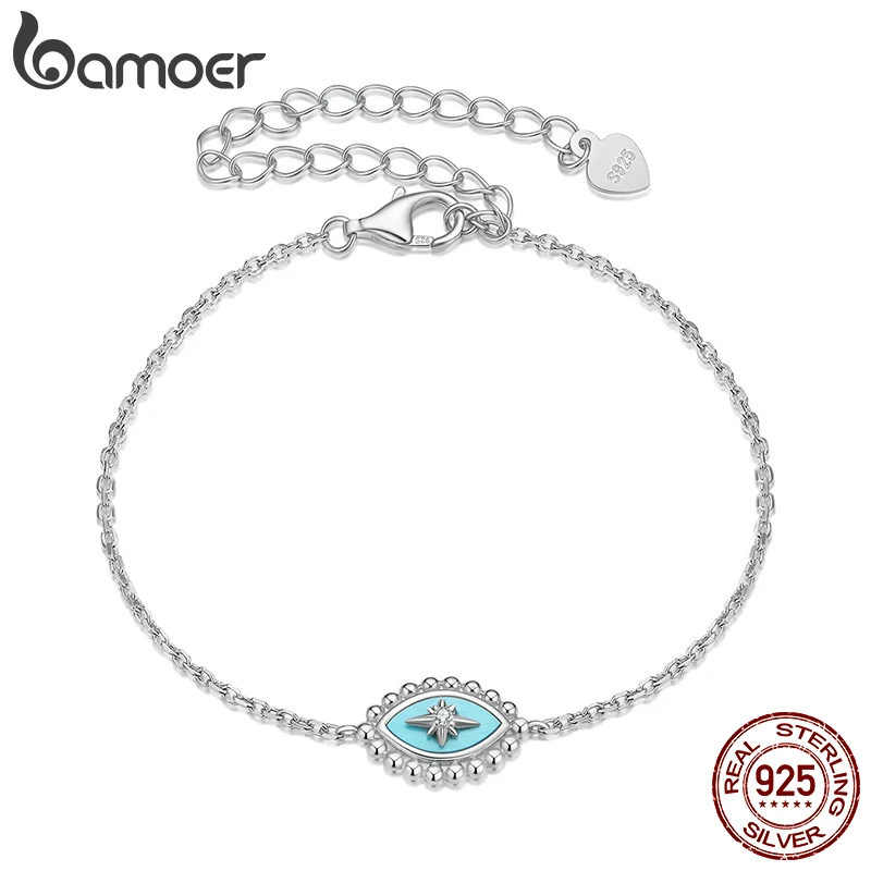 BAMOER Dainty 925 Sterling Silver Evil Eye Bracelet for Women, Minimalist Bracelet Protection with Adjustable Chain Lucky Jewelr
BAMOER Dainty 925 Sterling Silver Evil Eye Bracelet for Women, Minimalist Bracelet Protection with Adjustable Chain Lucky Jewelr