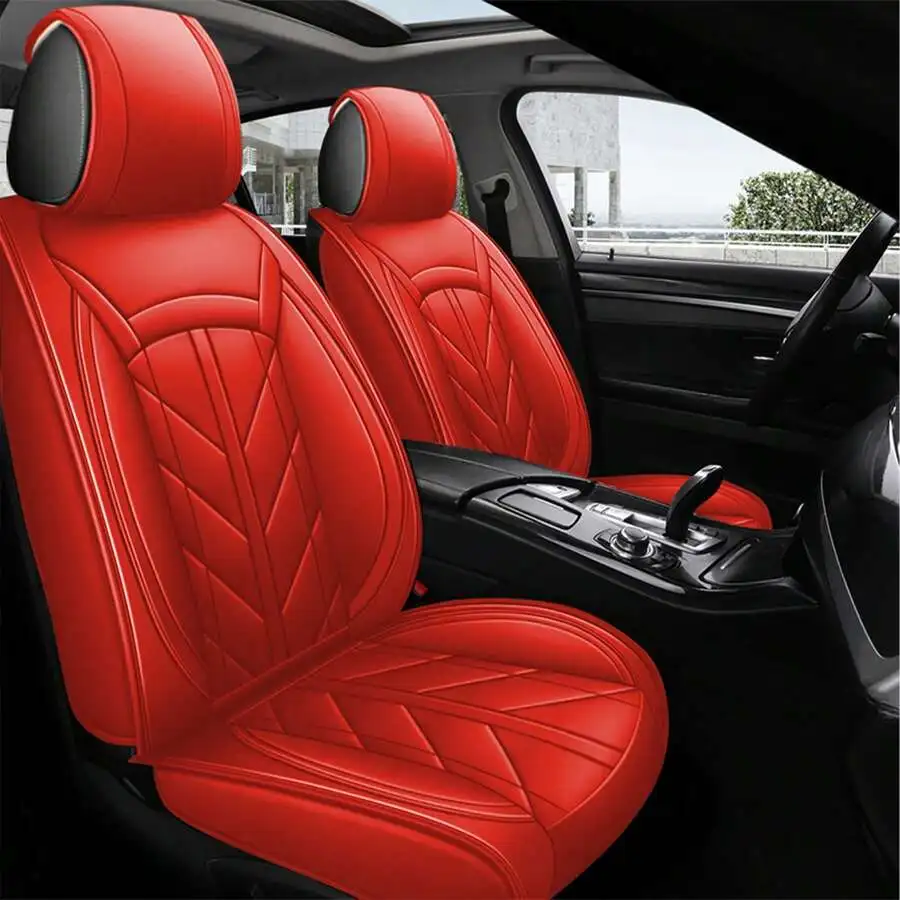 5pcs Universal Car Seat Covers Faux Leather Front Rear Cushion Protectors Waterproof Airbag Compatible All Season
5pcs Universal Car Seat Covers Faux Leather Front Rear Cushion Protectors Waterproof Airbag Compatible All Season