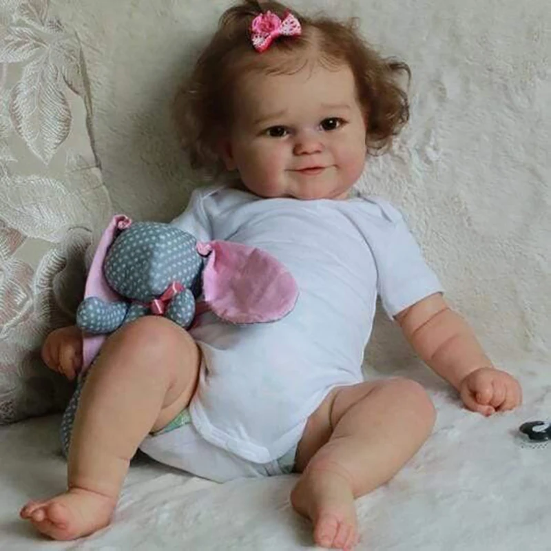 50CM Maddie Soft Full Body Silicone/Cloth body Assembling Reborn Toddler Doll 3D Skin Tone Multiple Layers Painting Visible Vein
50CM Maddie Soft Full Body Silicone/Cloth body Assembling Reborn Toddler Doll 3D Skin Tone Multiple Layers Painting Visible Vein