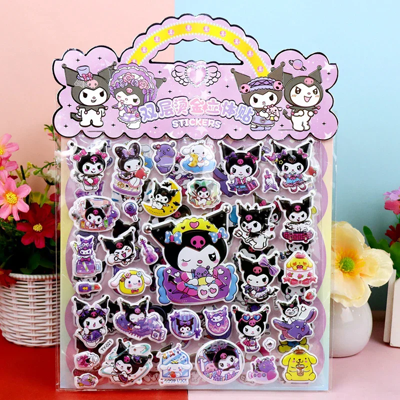 Sanrio Children's Cartoon Stickers Sweet Toy Student Double-layer 3D Bubble Sticker
Sanrio Children's Cartoon Stickers Sweet Toy Student Double-layer 3D Bubble Sticker
