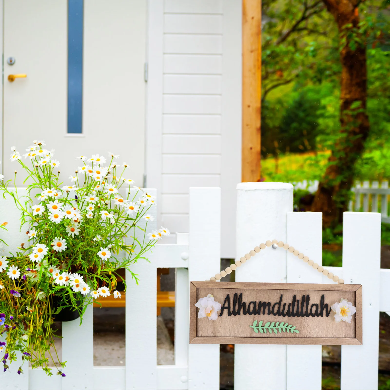 Wooden Door Sign Hanging Ornament Decor for Living Room Bedroom Garden Porch Eid Party Decoration
Wooden Door Sign Hanging Ornament Decor for Living Room Bedroom Garden Porch Eid Party Decoration