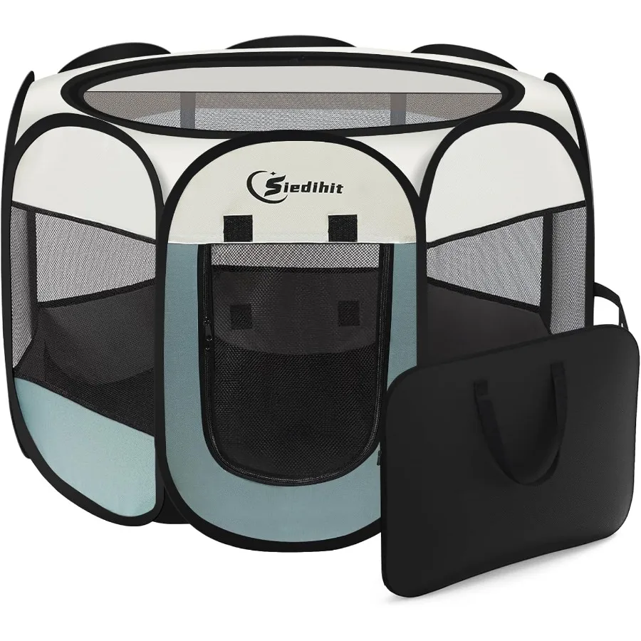 Dog Cat Playpen Puppy Pet Playpen Indoor for Small Dogs Tent Crates Cage Outdoor Portable Pop Up Dog Kennel Playpen with Carryi
Dog Cat Playpen Puppy Pet Playpen Indoor for Small Dogs Tent Crates Cage Outdoor Portable Pop Up Dog Kennel Playpen with Carryi