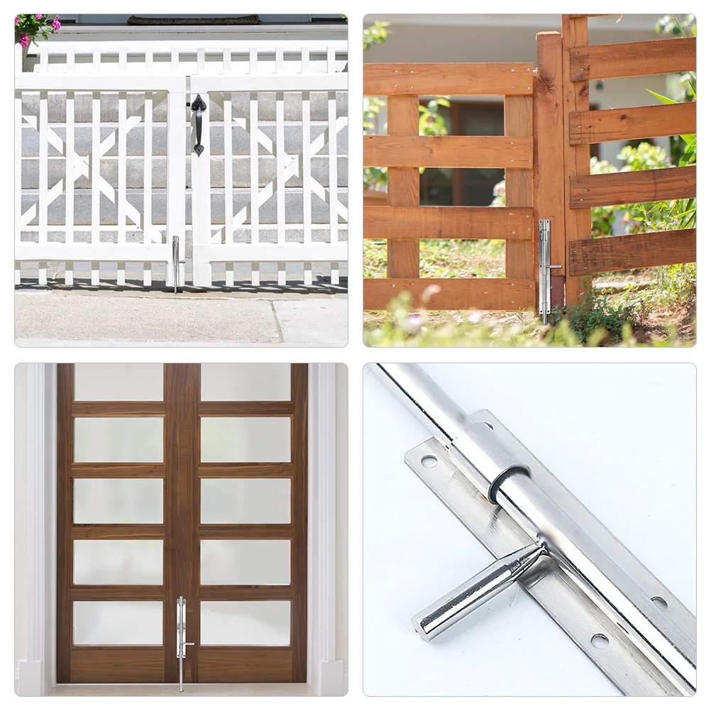 2pcs Heavy Duty Stainless Steel Door Bolts Thickened Gate Cane Latch for Barn Fence Shed Wooden Doors Slide Lock Barrel Bolt
2pcs Heavy Duty Stainless Steel Door Bolts Thickened Gate Cane Latch for Barn Fence Shed Wooden Doors Slide Lock Barrel Bolt