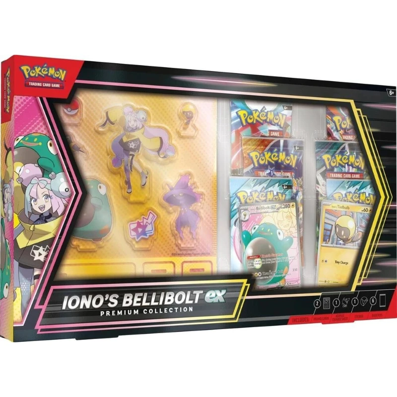 Оригинальная коллекционная коробка Pokemon TCG Ionos Bellibolt ex Premium Collection Box (1 шт.)
Оригинальная коллекционная коробка Pokemon TCG Ionos Bellibolt ex Premium Collection Box (1 шт.)