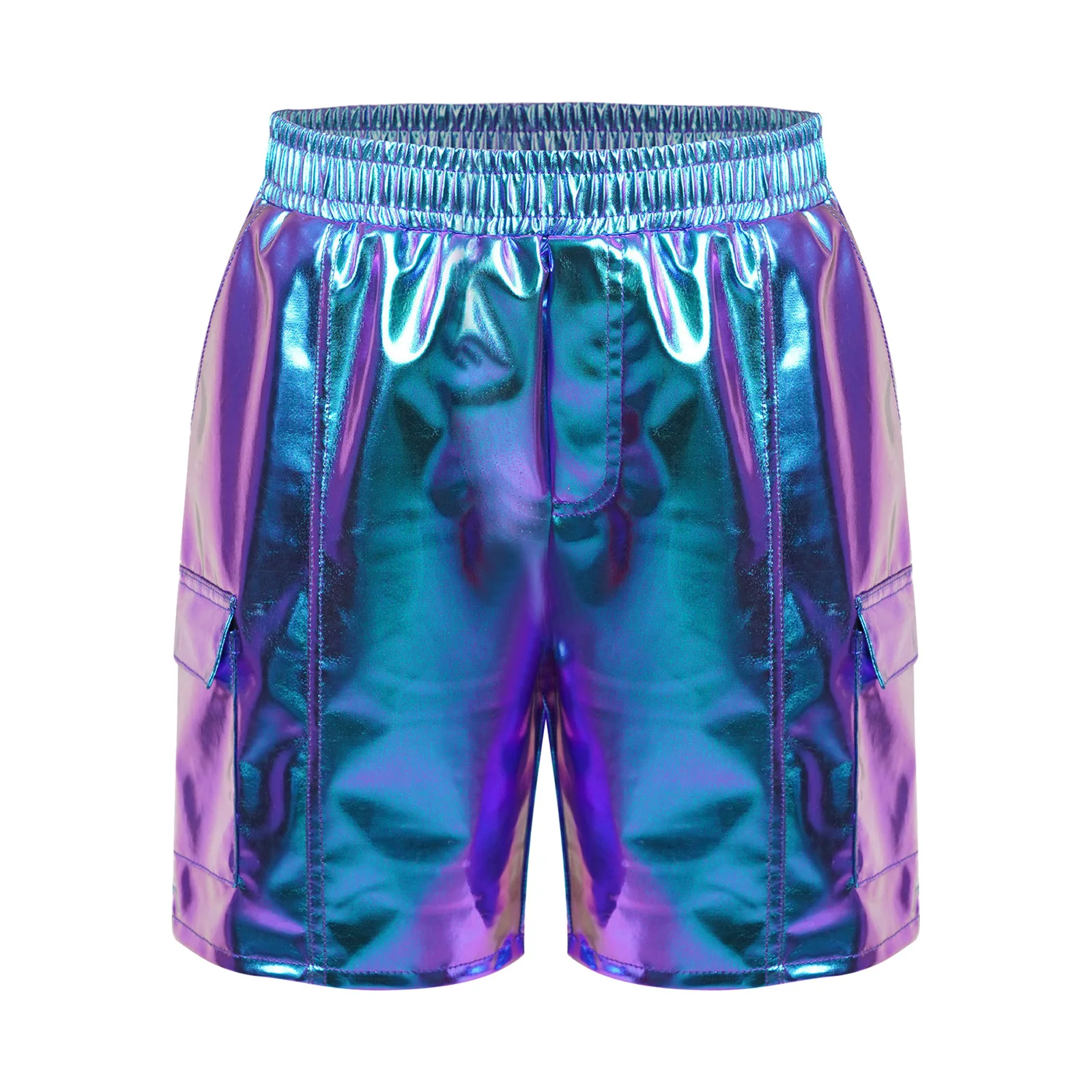 Kids Girls Hip-Hop Jazz Dance Shorts Solids Elastic Waistband Metallic Cargo Shorts Professional Dance Training Casual Costumes
Kids Girls Hip-Hop Jazz Dance Shorts Solids Elastic Waistband Metallic Cargo Shorts Professional Dance Training Casual Costumes