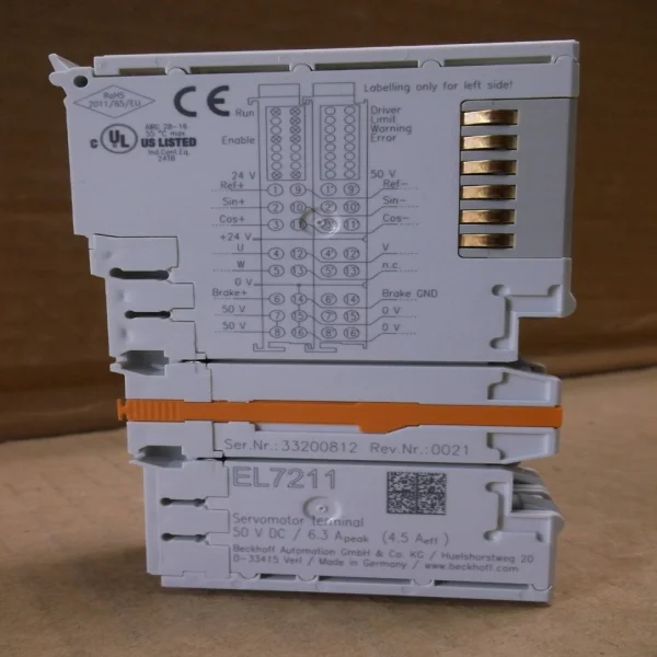 El7211 Slice I/o Ethercat Channel Motor Interface Brand New Original Spot Plc
El7211 Slice I/o Ethercat Channel Motor Interface Brand New Original Spot Plc