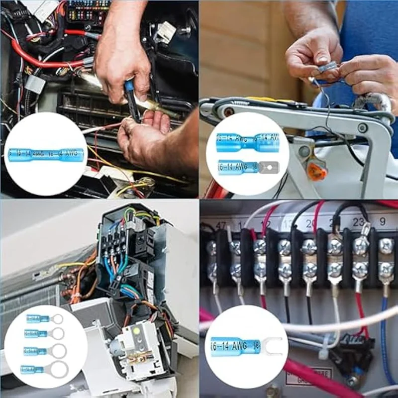 RALCA-Heat Shrink Wire Connectors 720PC Water-Proof Electrical Crimp Butt Terminal Insulated Spade Splice For Marine Truck Wirin
RALCA-Heat Shrink Wire Connectors 720PC Water-Proof Electrical Crimp Butt Terminal Insulated Spade Splice For Marine Truck Wirin