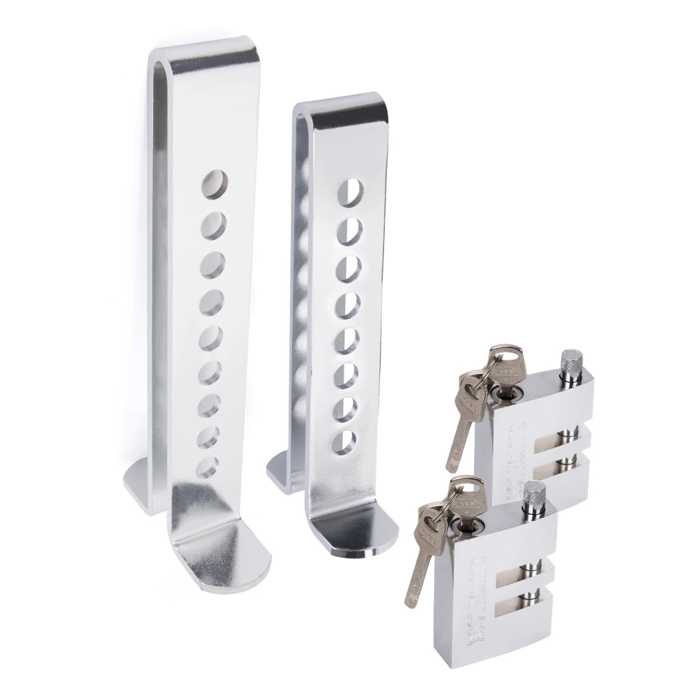 Universal Stainless Steel Car Anti-Theft Lock 8/9 Holes Fits for Clutch/Brake/Throttle & Steering Wheel Secure Most Vehicles
Universal Stainless Steel Car Anti-Theft Lock 8/9 Holes Fits for Clutch/Brake/Throttle & Steering Wheel Secure Most Vehicles