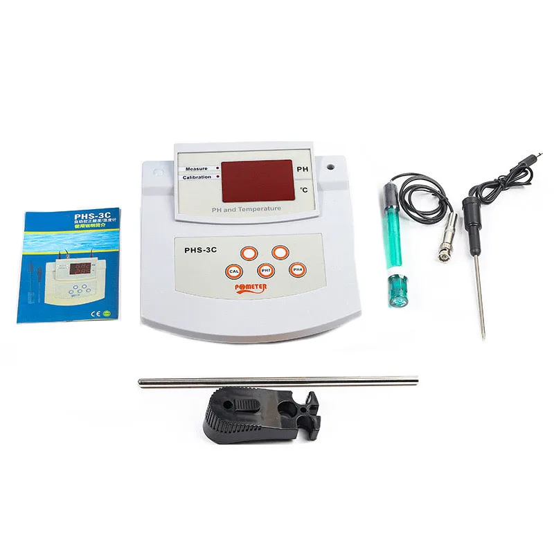 PHS-3C Benchtop High Accuracy Acidity Meter PH Test Pen PH Temperature Two-in-One Automatic Calibration Tester
PHS-3C Benchtop High Accuracy Acidity Meter PH Test Pen PH Temperature Two-in-One Automatic Calibration Tester