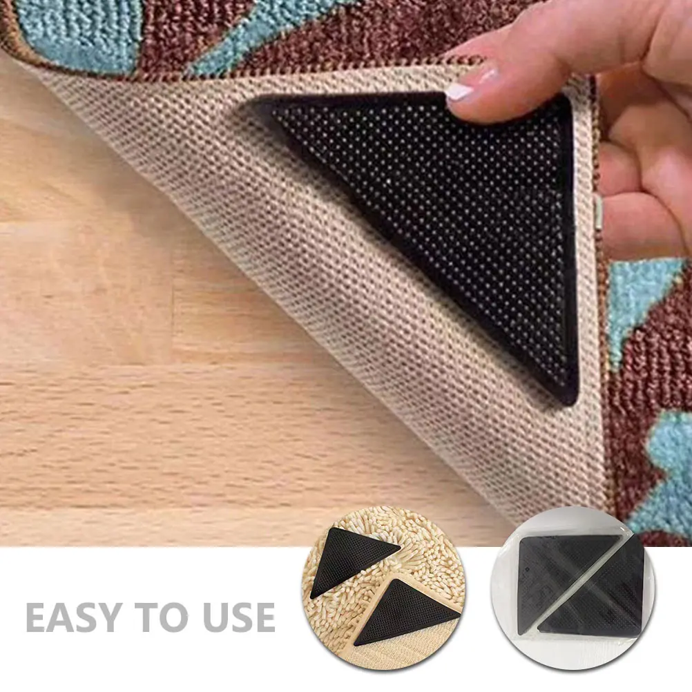 4pcs Carpet Fixing Grippers Pu Material Non Slip Rug Stickers Adhesive Backing Easy Install Carpet Corner Protector For Hardwood
4pcs Carpet Fixing Grippers Pu Material Non Slip Rug Stickers Adhesive Backing Easy Install Carpet Corner Protector For Hardwood