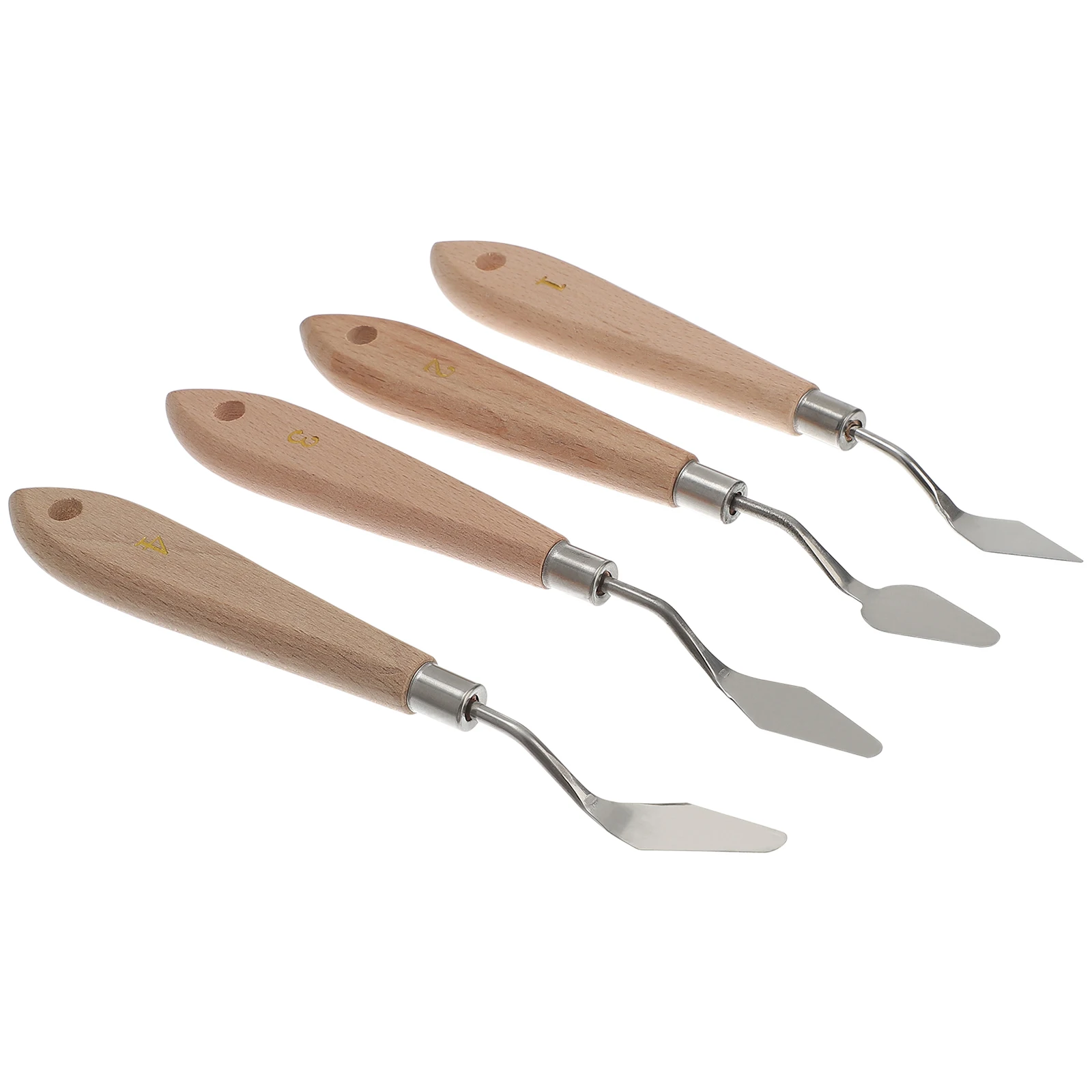 4 Pcs Stainless Steel Oil Paint Scraper Student Spatula Bamboo Painting Accessories
4 Pcs Stainless Steel Oil Paint Scraper Student Spatula Bamboo Painting Accessories