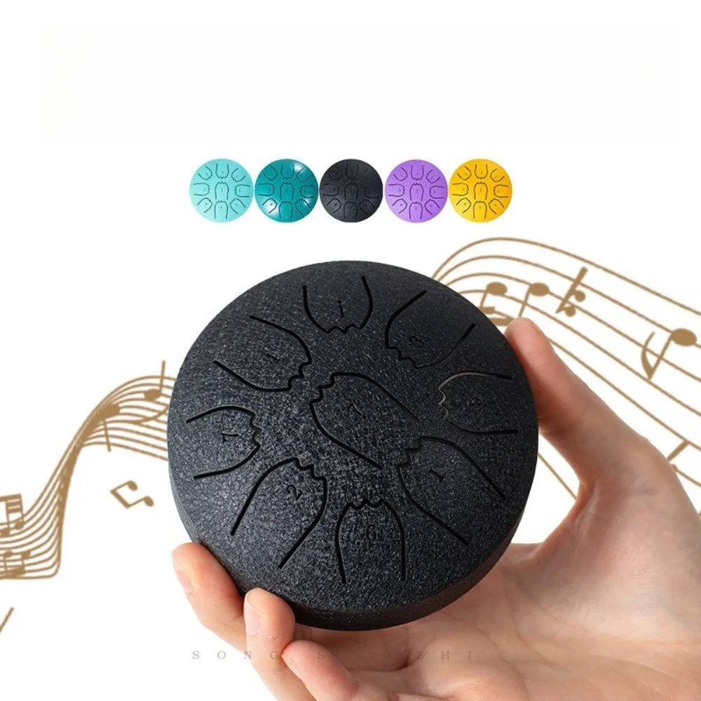 4-inch 9-tone Tongue Drum Portable Percussion Instruments C Tone Steel Tongue Drum Healing Musical Instruments for Adults
4-inch 9-tone Tongue Drum Portable Percussion Instruments C Tone Steel Tongue Drum Healing Musical Instruments for Adults